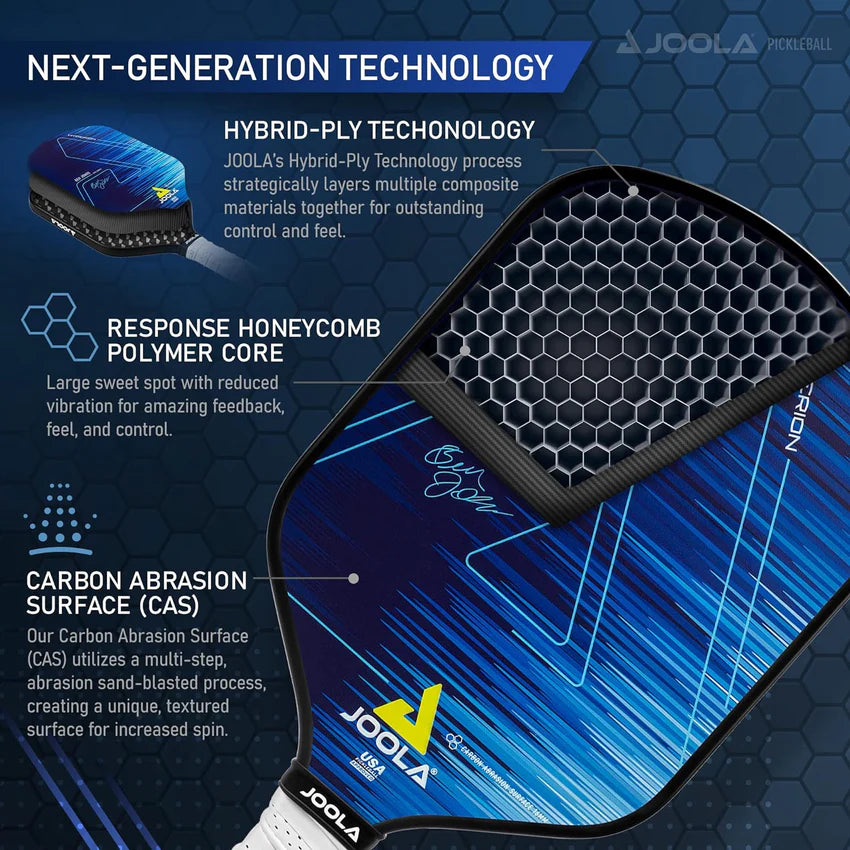 JOOLA Ben Johns Hyperion CAS 16 Pickleball Paddle
