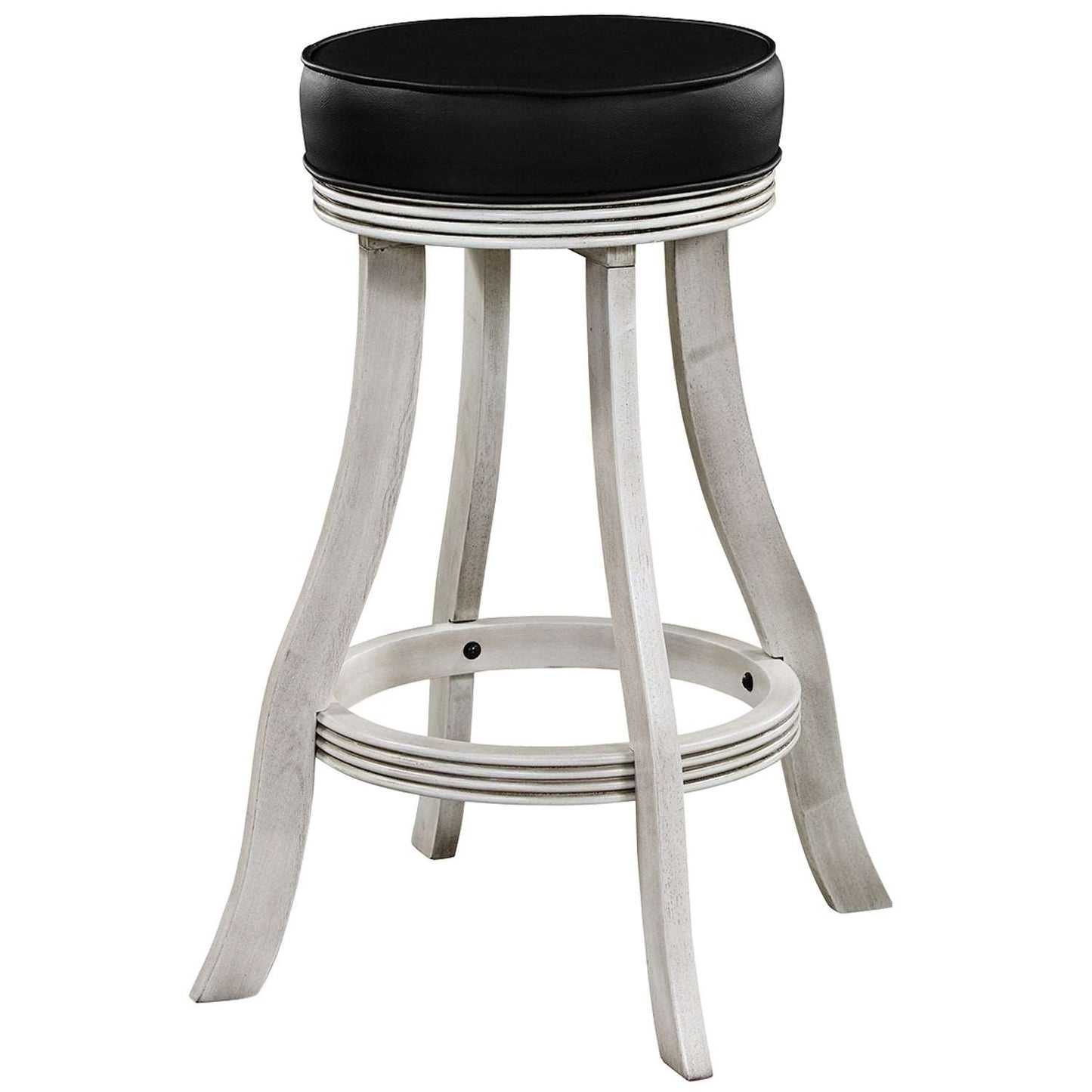 Backless Barstool - Antique White