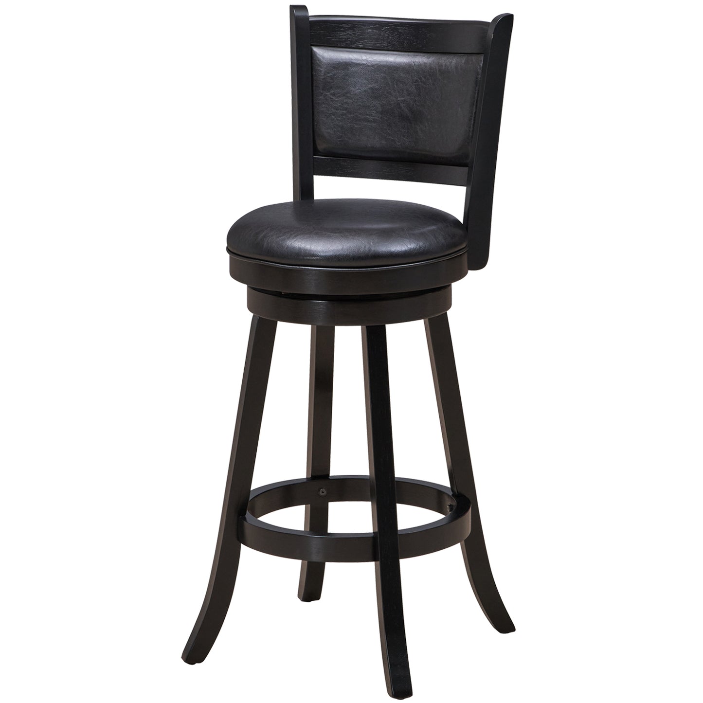 Backed Barstool - Black