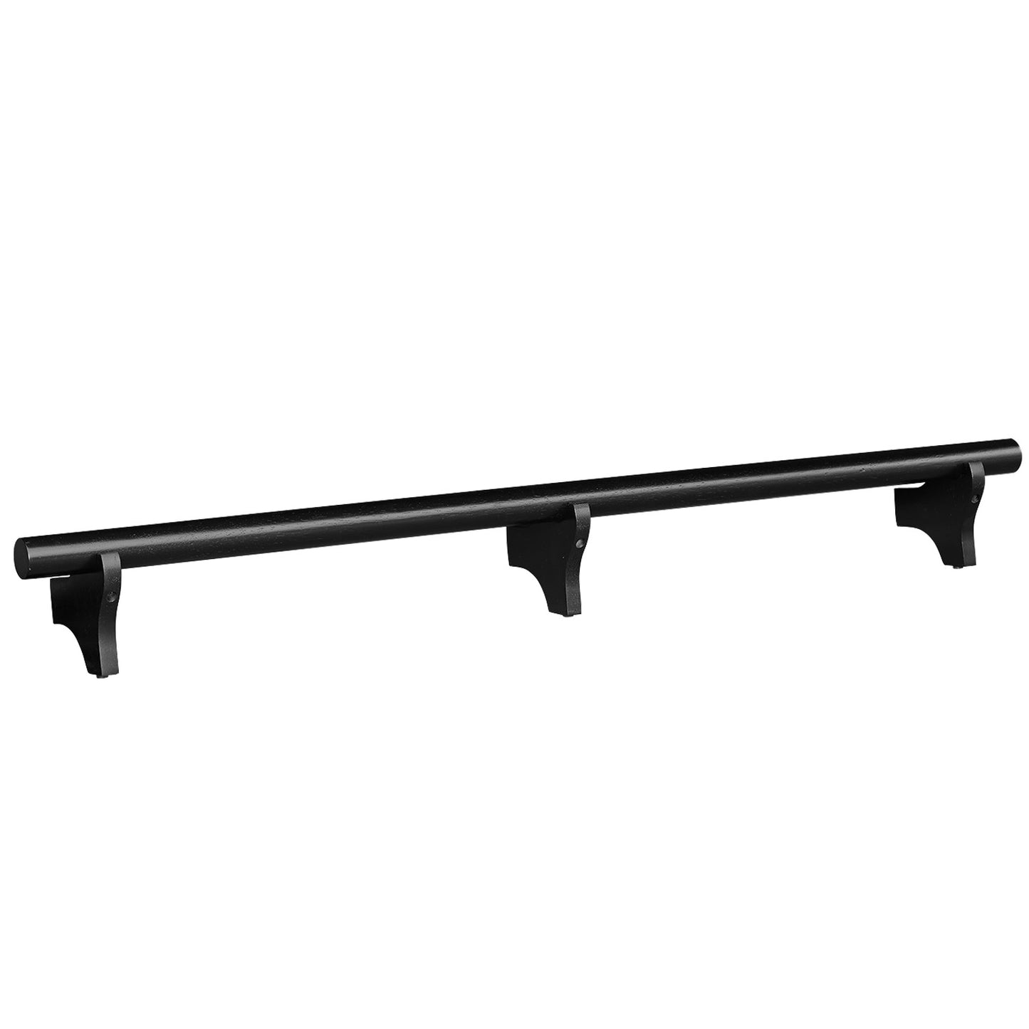 72" Dry Bar Foot Rail - Black