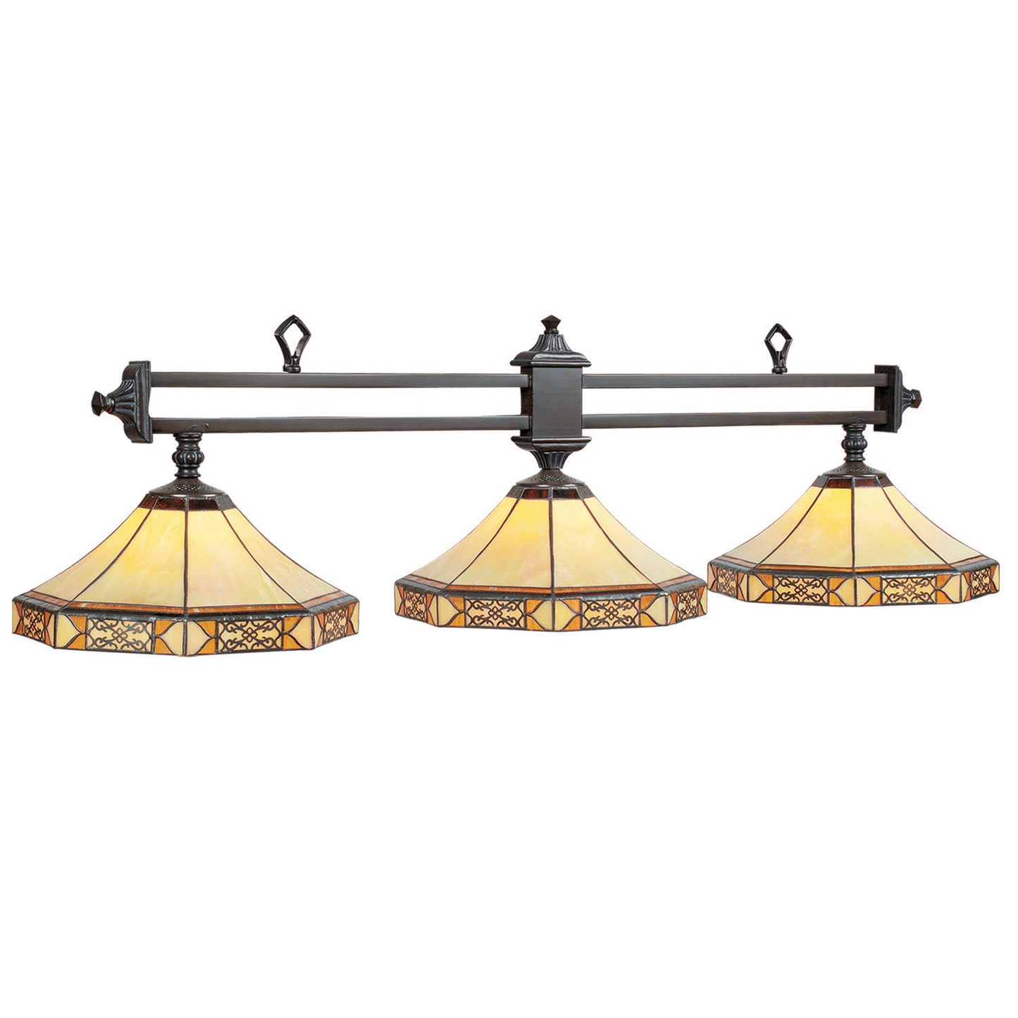 3lt 56" Billiard Light - Mission Filigree