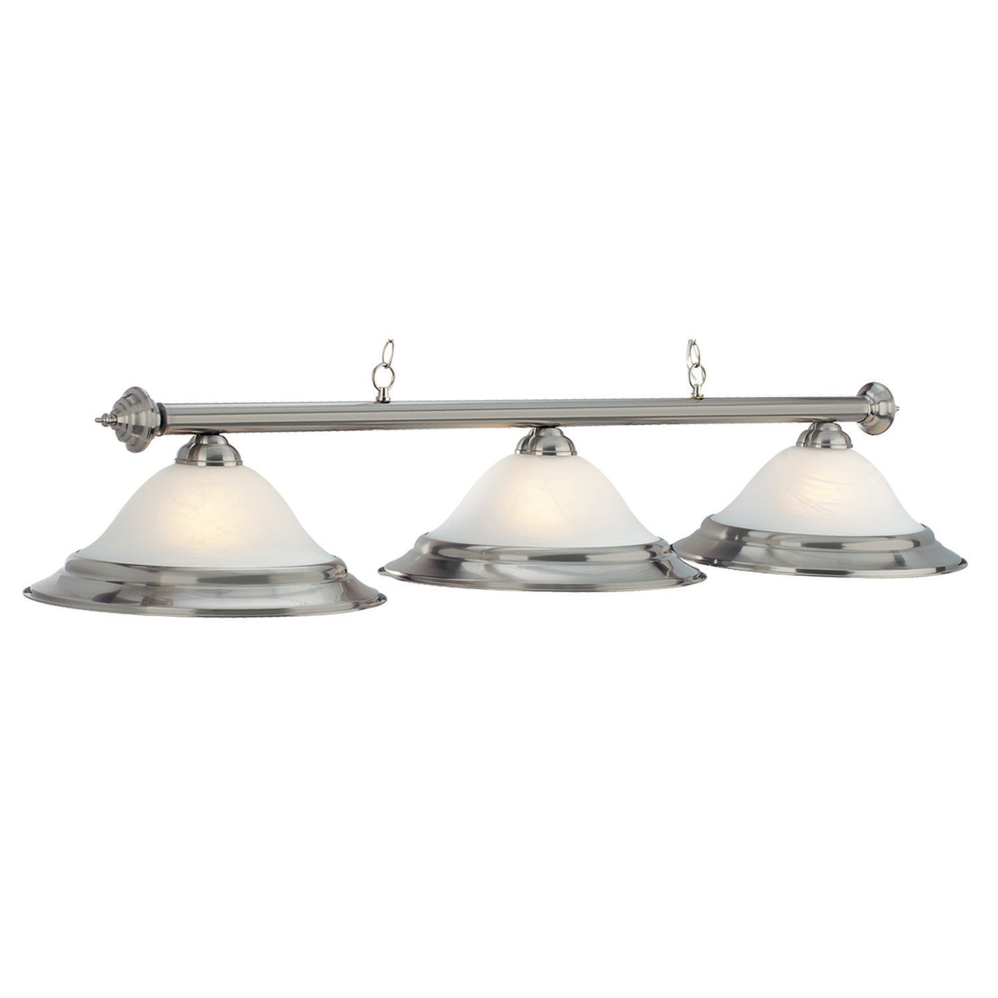 60" 3 Lt Billiard Light - Stainless