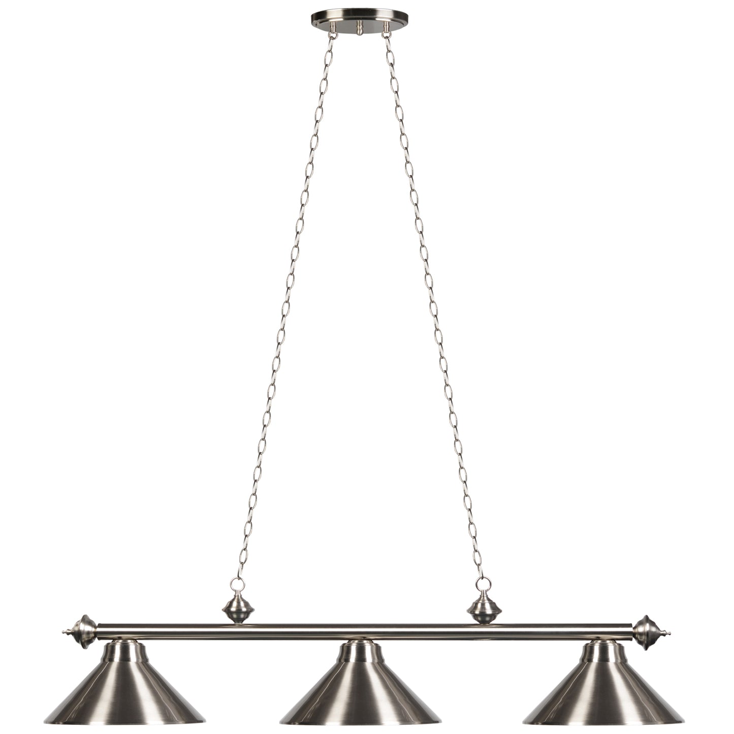 54" 3lt Billiard Light - Stainless