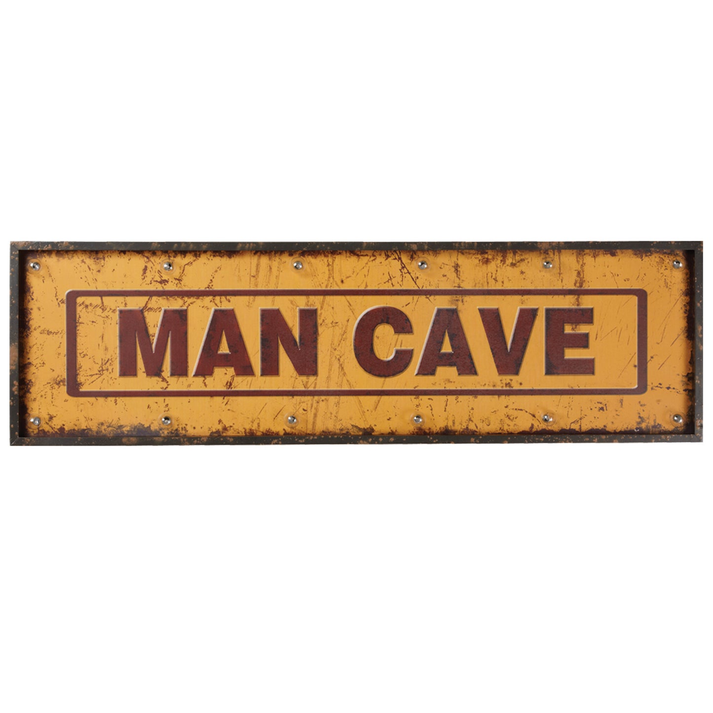 Metal Sign 48" Man Cave W/ Lights