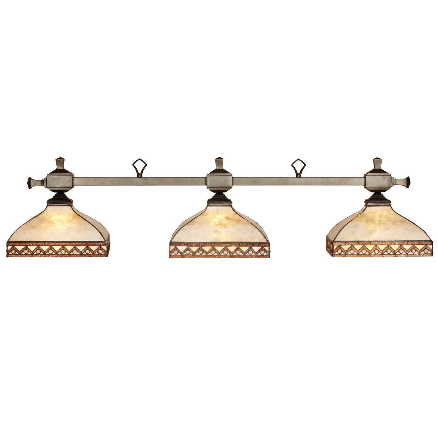 White Tahoe 56" 3lt Billiard Light