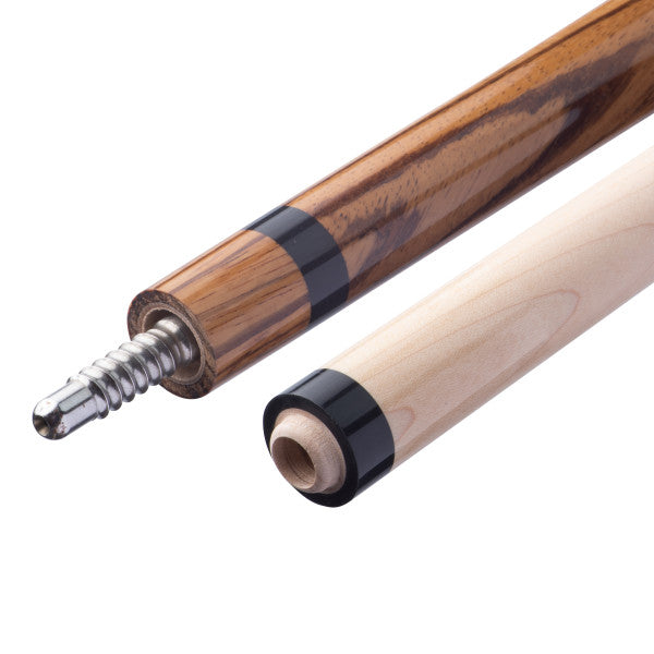 Viper Naturals Zebrawood Billiard/Pool Cue Stick 18 Ounce