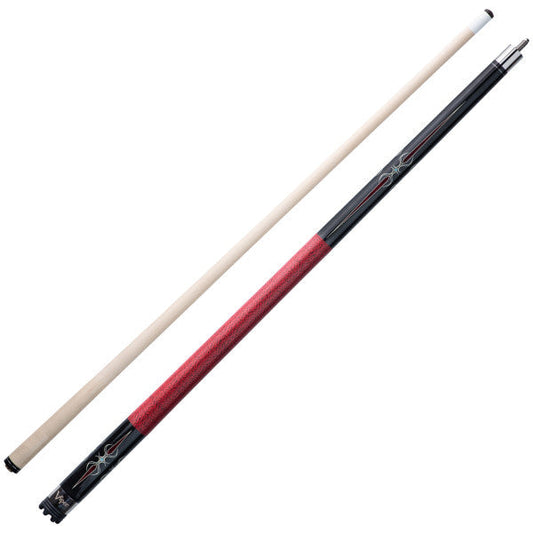 Viper Sinister Red and Black Wrap Billiard/Pool Cue Stick 20 Ounce