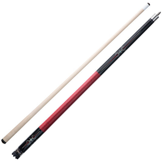Viper Sinister Red and Black Wrap Billiard/Pool Cue Stick 18 Ounce