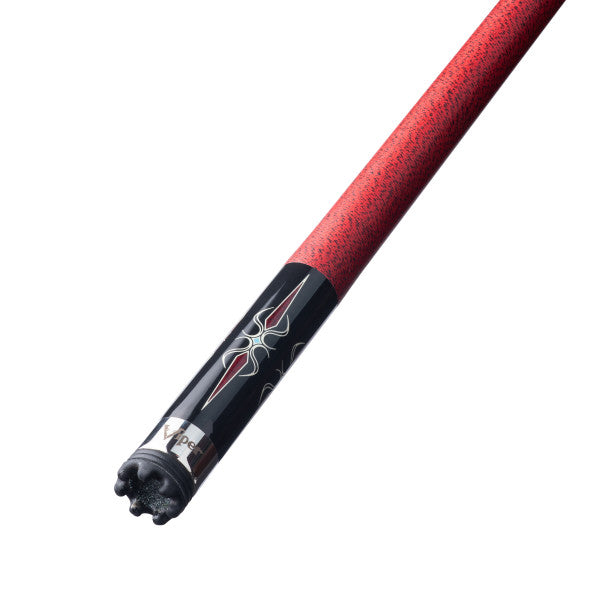 Viper Sinister Red and Black Wrap Billiard/Pool Cue Stick