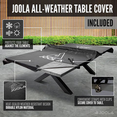 JOOLA Berkshire Gray Indoor/Outdoor Table Tennis Table