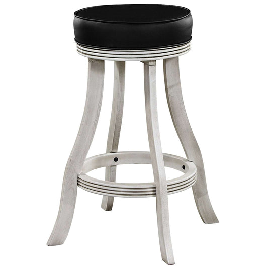 Backless Barstool - Antique White