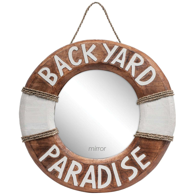 Backyard Paradise Mirror