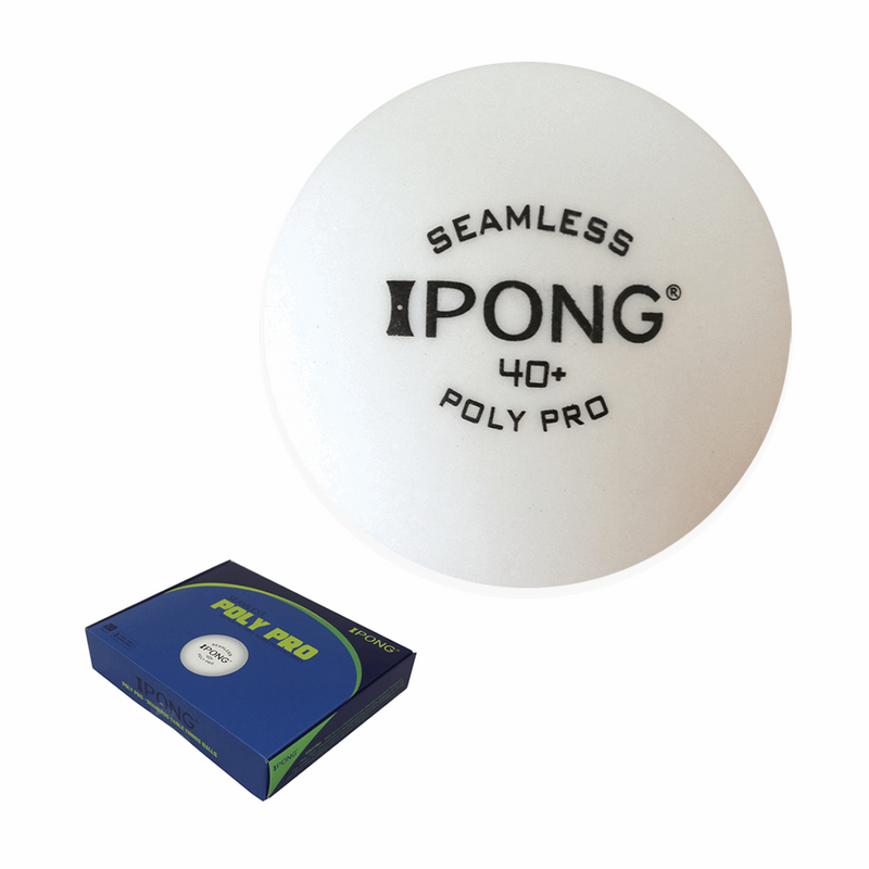 iPONG POLY PRO Table Tennis White Balls (20 count)