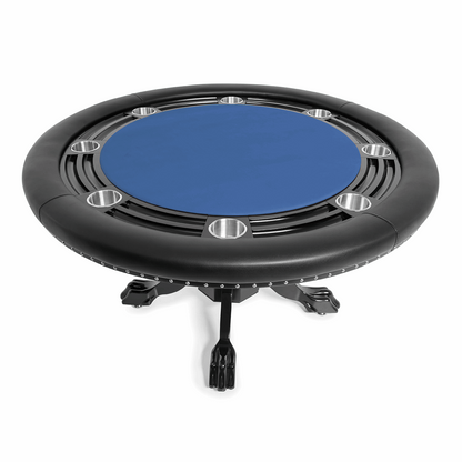 BBO Poker Nighthawk Round Poker Table with Chip Tray