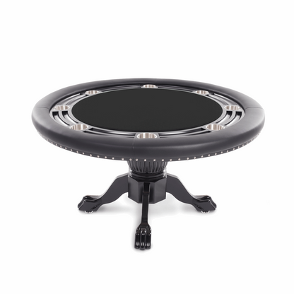BBO Poker Nighthawk Round Poker Table with Chip Tray