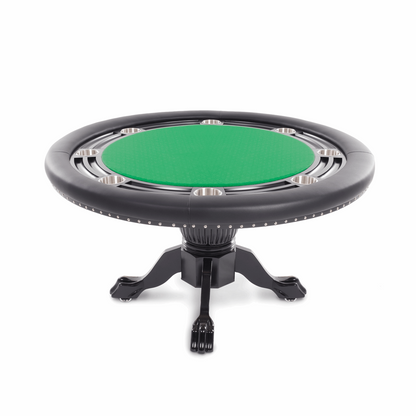 BBO Poker Nighthawk Round Poker Table with Chip Tray