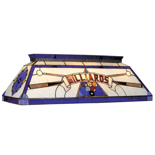 44" Tiffany Billiard Light - Blue