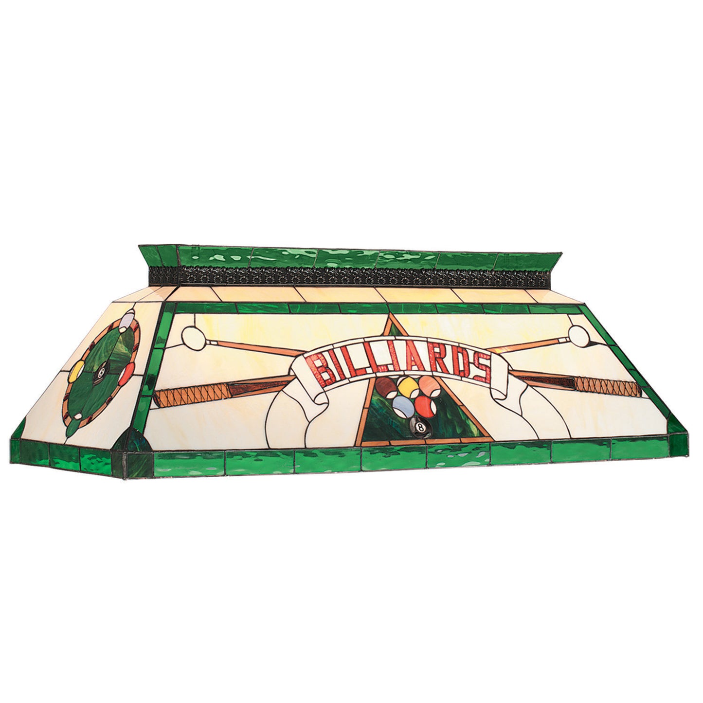 44" Tiffany Billiard Light - Green