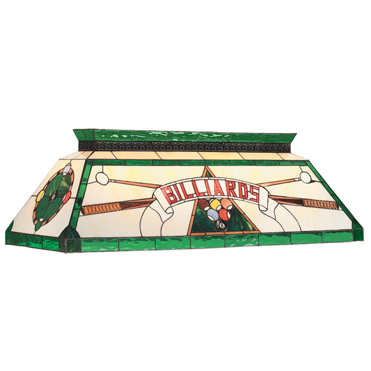44" Tiffany Billiard Light - Green