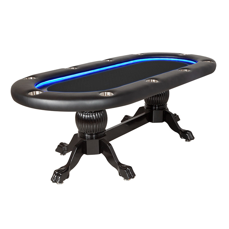 Elite Alpha 94"  LED Sunken Playing Surface Poker Table
