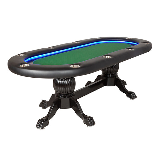 Elite Alpha 94"  LED Sunken Playing Surface Poker Table