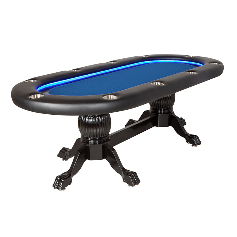 Elite Alpha 94"  LED Sunken Playing Surface Poker Table