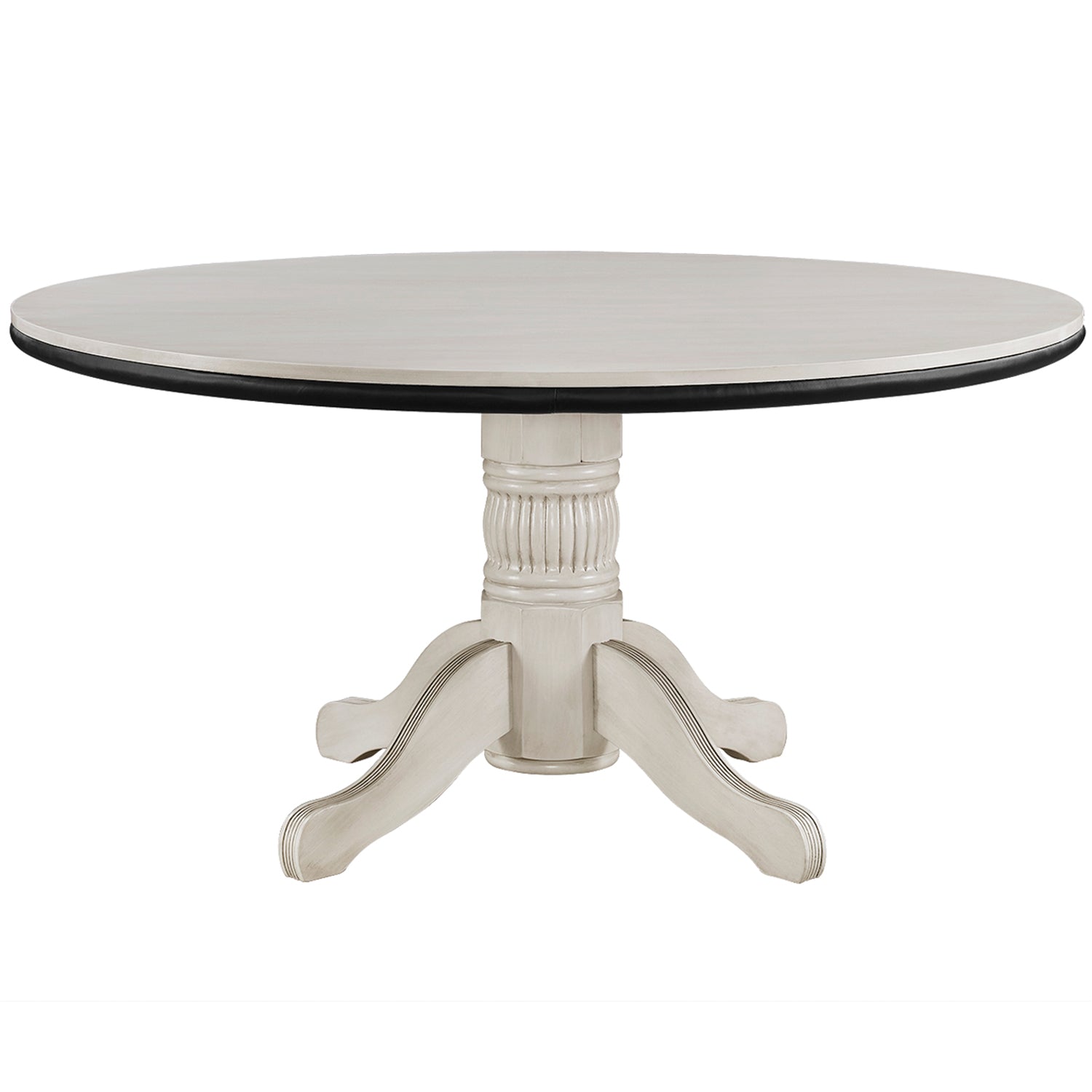 60" 2 in 1 Game Table - Antique White