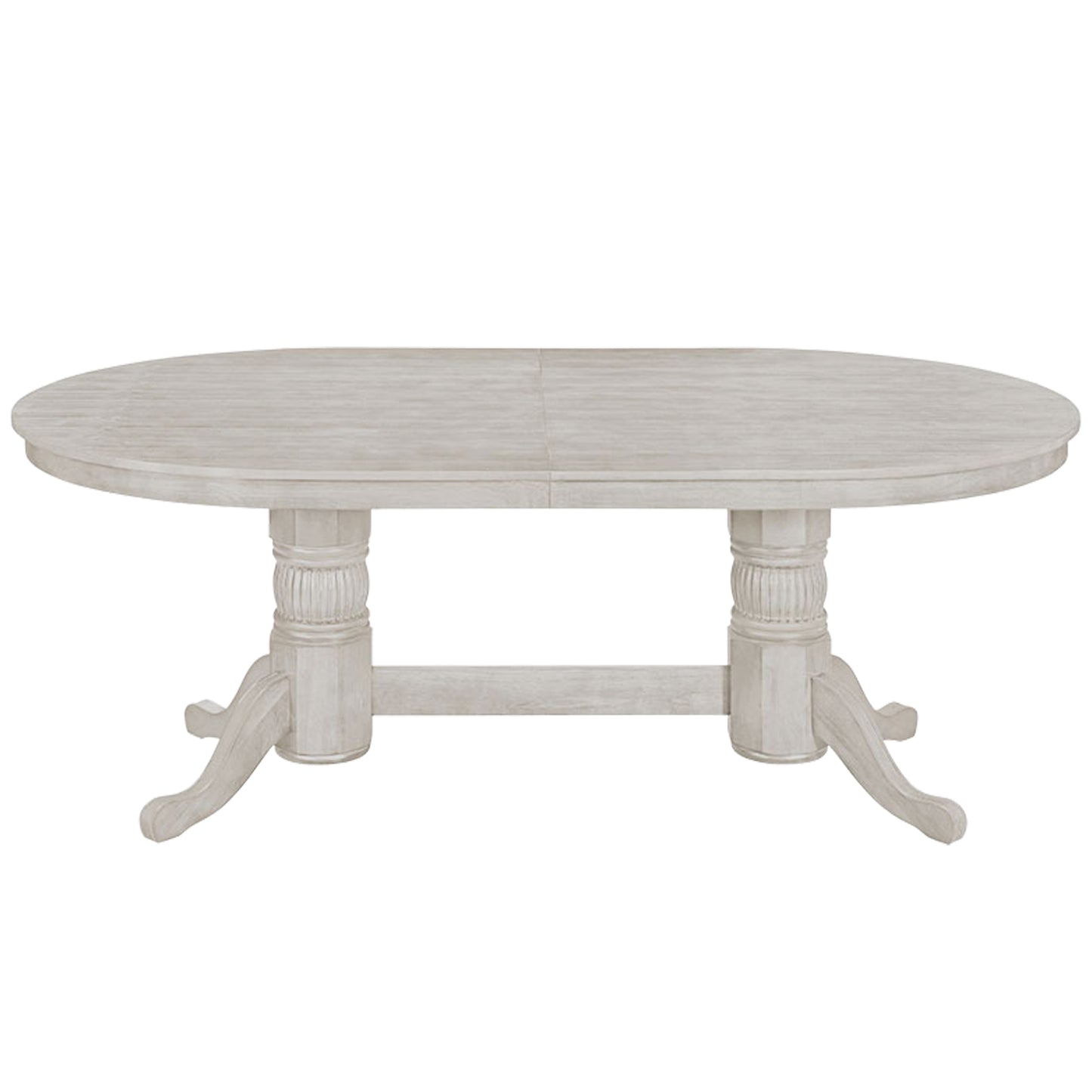 84" Texas Hold'em Game Table - Antique White