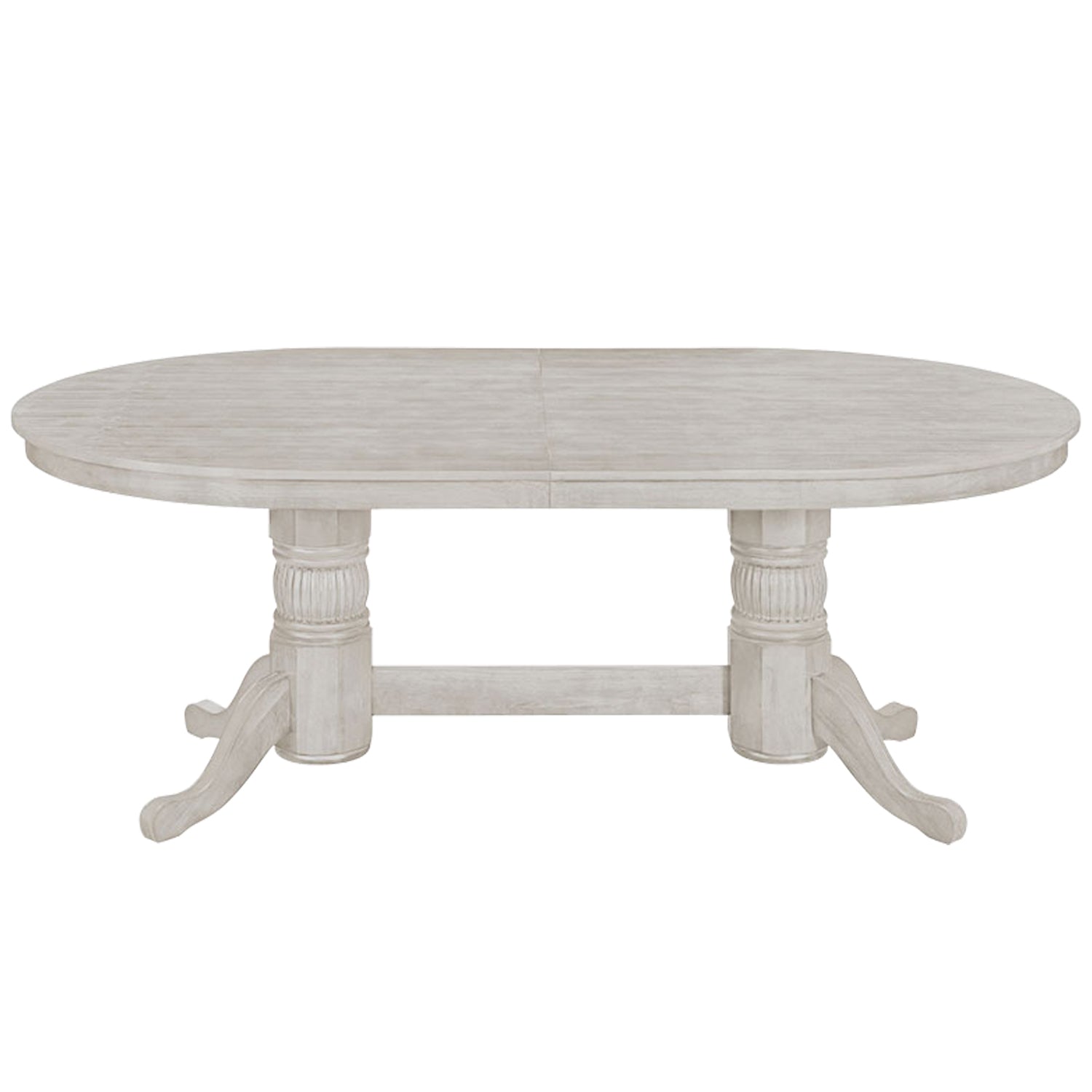 84" Texas Hold'em Game Table - Antique White
