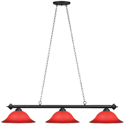 60" Marseilles Lamp Burgandy