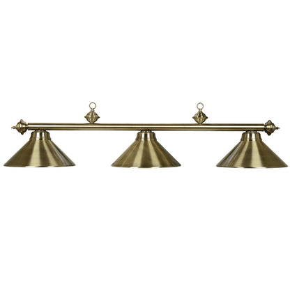 54" 3lt Billiard Light -  Antique Brass