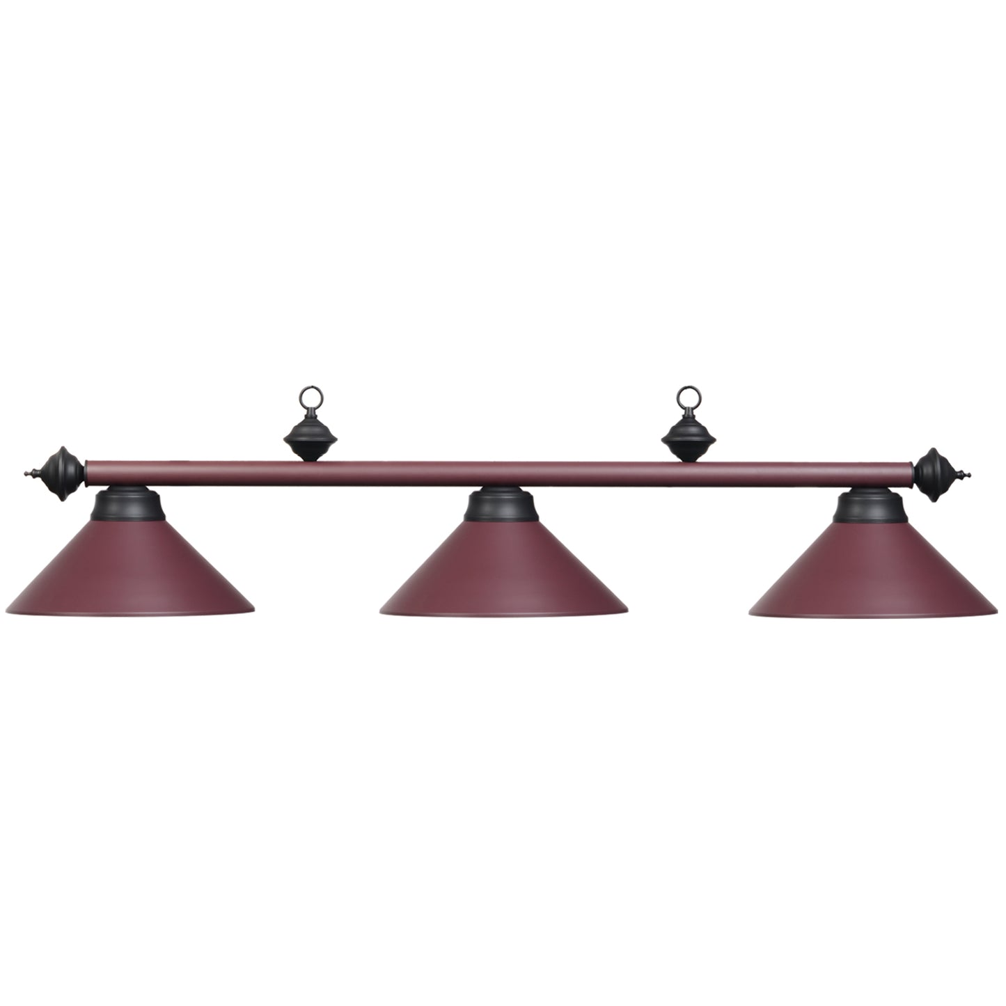 54" 3lt Billiard Light - Matte Burgany