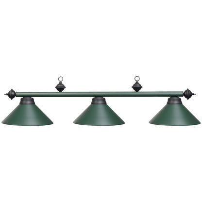54" 3lt Billiard Light - Matte Green