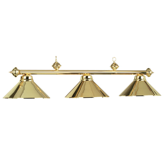 54" 3lt Billiard Light - Polished Brass