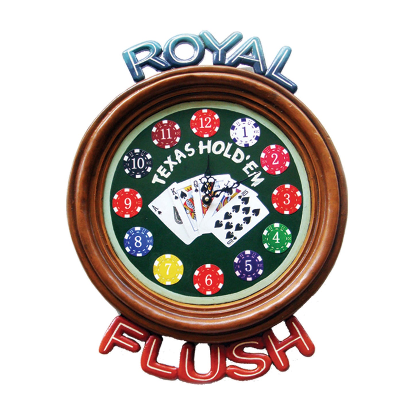 Royal Flush Clock