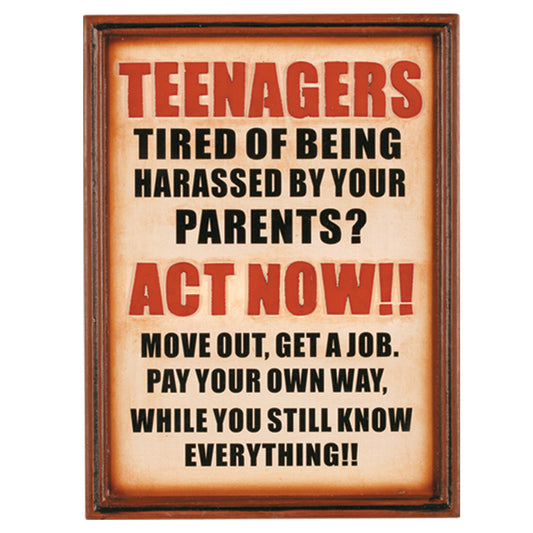 Pub Sign Teenagers