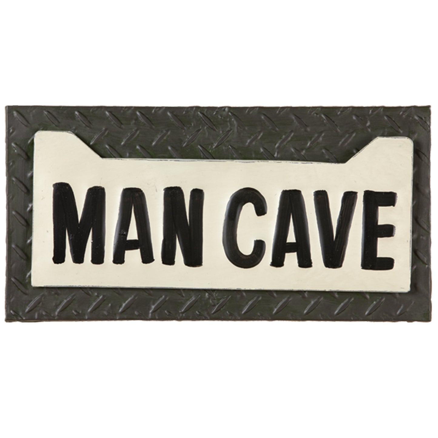 Metal Sign Man Cave License Plate