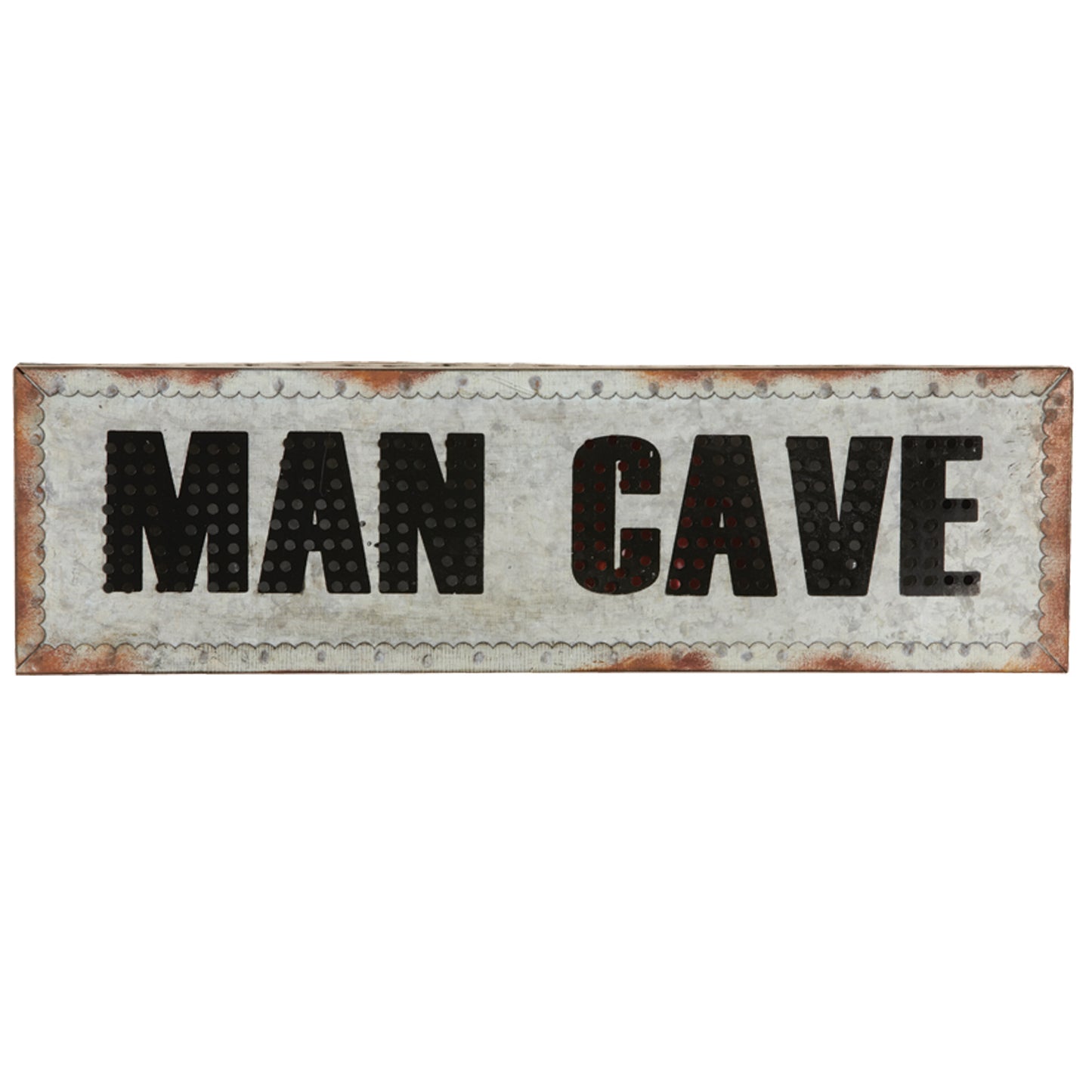 Metal Sign 21" Man Cave W/ Lights