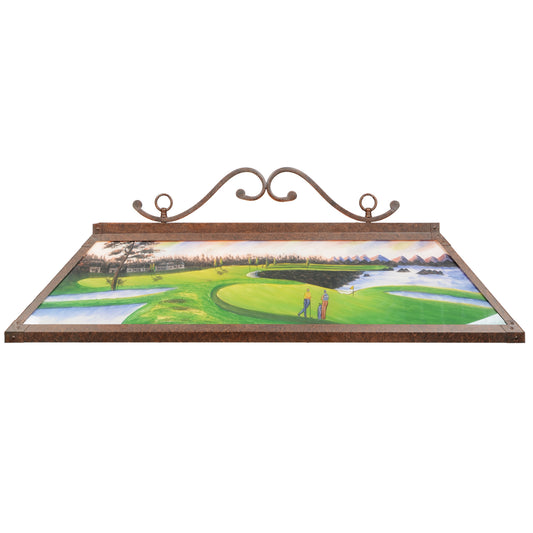 48" Hand Painted Billiard Light