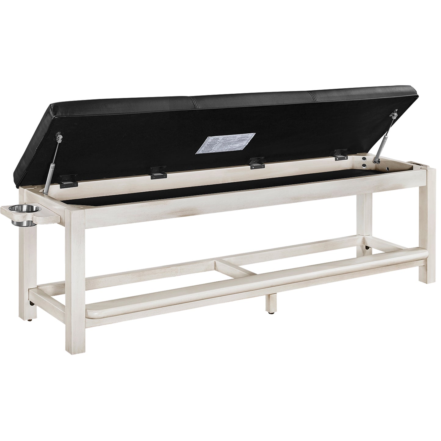 Spectator Storage Bench - Antique White