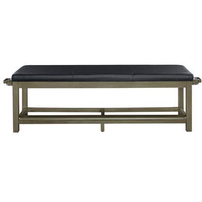 Spectator Storage Bench - Slate