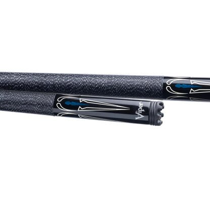 Viper Sinister Black and White Billiard/Pool Cue Stick 18 Ounce