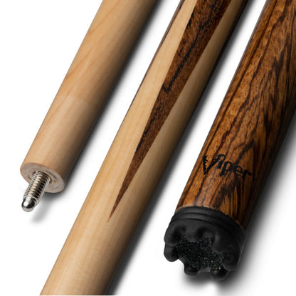 Viper Sneaky Pete Zebrawood Billiard/Pool Cue Stick 20 Ounce