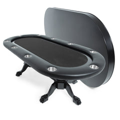 Elite 94" Sunken Playing Surface Poker Table (Black)