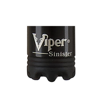 Viper Sinister Black Faux Leather Wrap Billiard/Pool Cue Stick