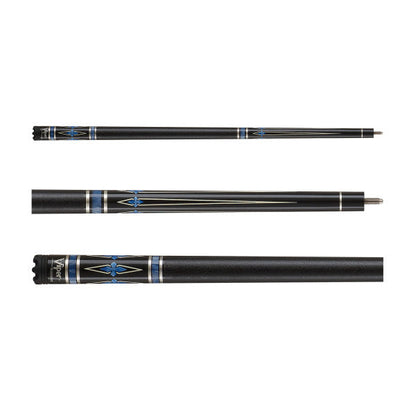 Viper Sinister Black Faux Leather Wrap Billiard/Pool Cue Stick