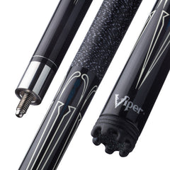 Viper Sinister Black and White Billiard/Pool Cue Stick 18 Ounce